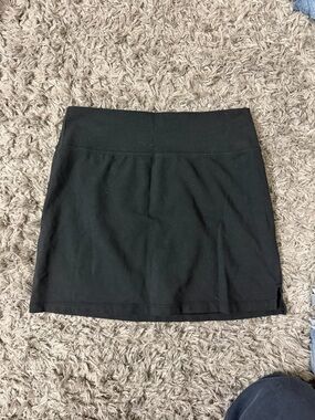 Brandy Melville Black Knit Mini Skirt